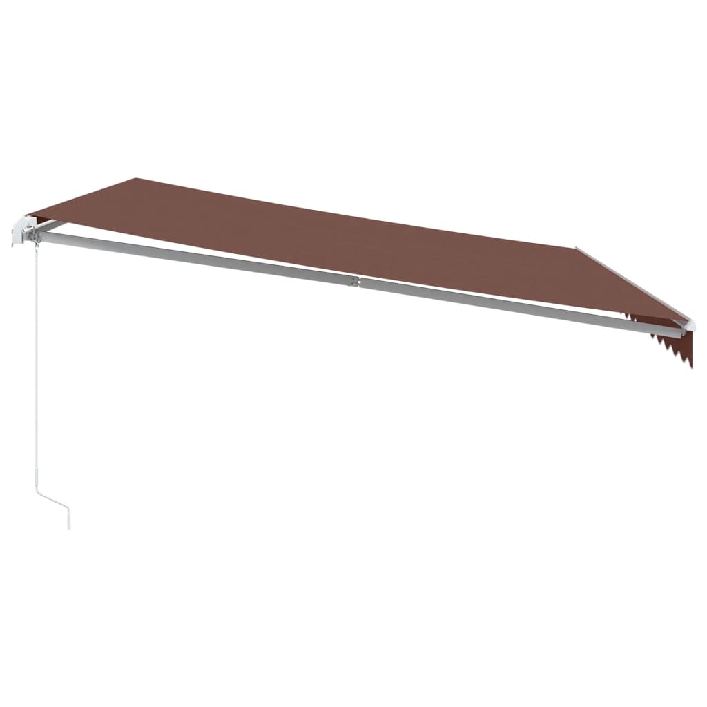 Markis Manuellt Infällbar Med Led