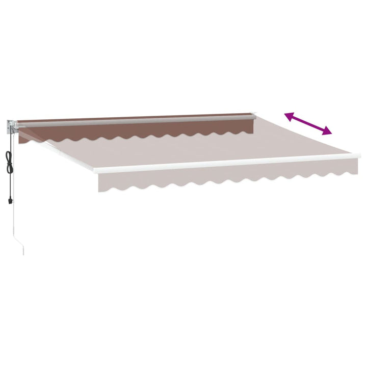 Markis Automatiskt Infällbar 350X250 Cm