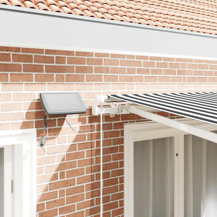 Markis Manuellt Infällbar Med Leds