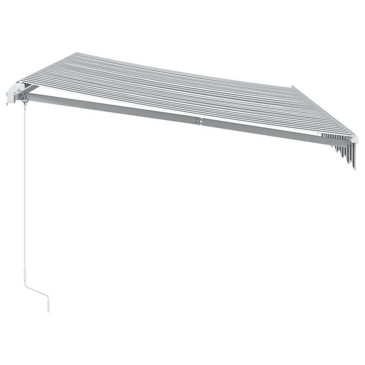 Markis Manuellt Infällbar Med Leds