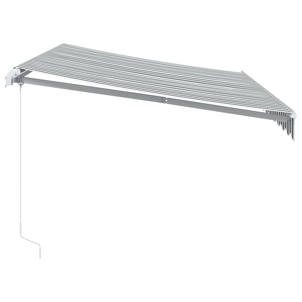 Markis Manuellt Infällbar Med Leds