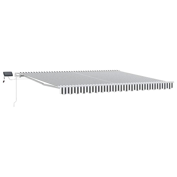 Markis Manuellt Infällbar Med Leds