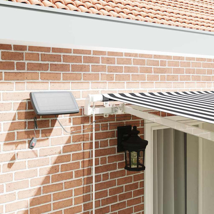 Markis Manuellt Infällbar Med Leds