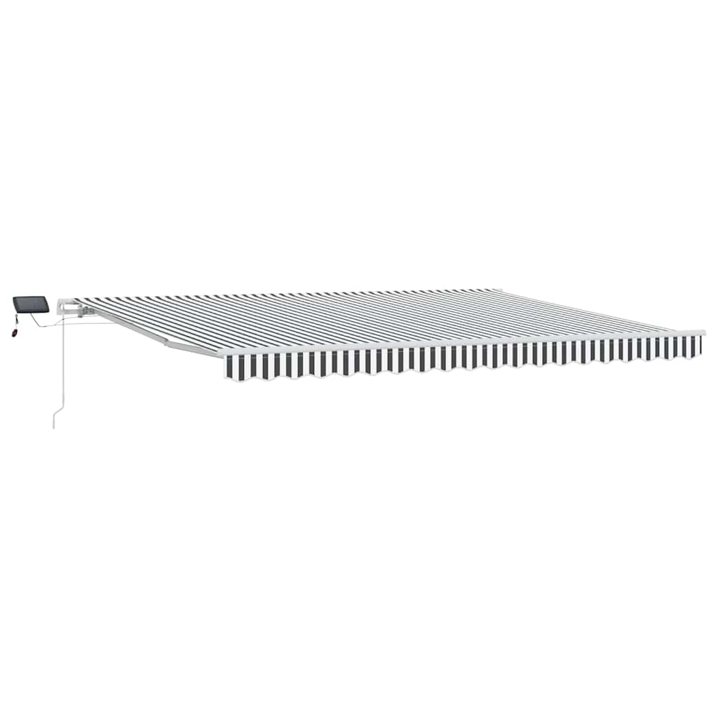 Markis Manuellt Infällbar Med Leds