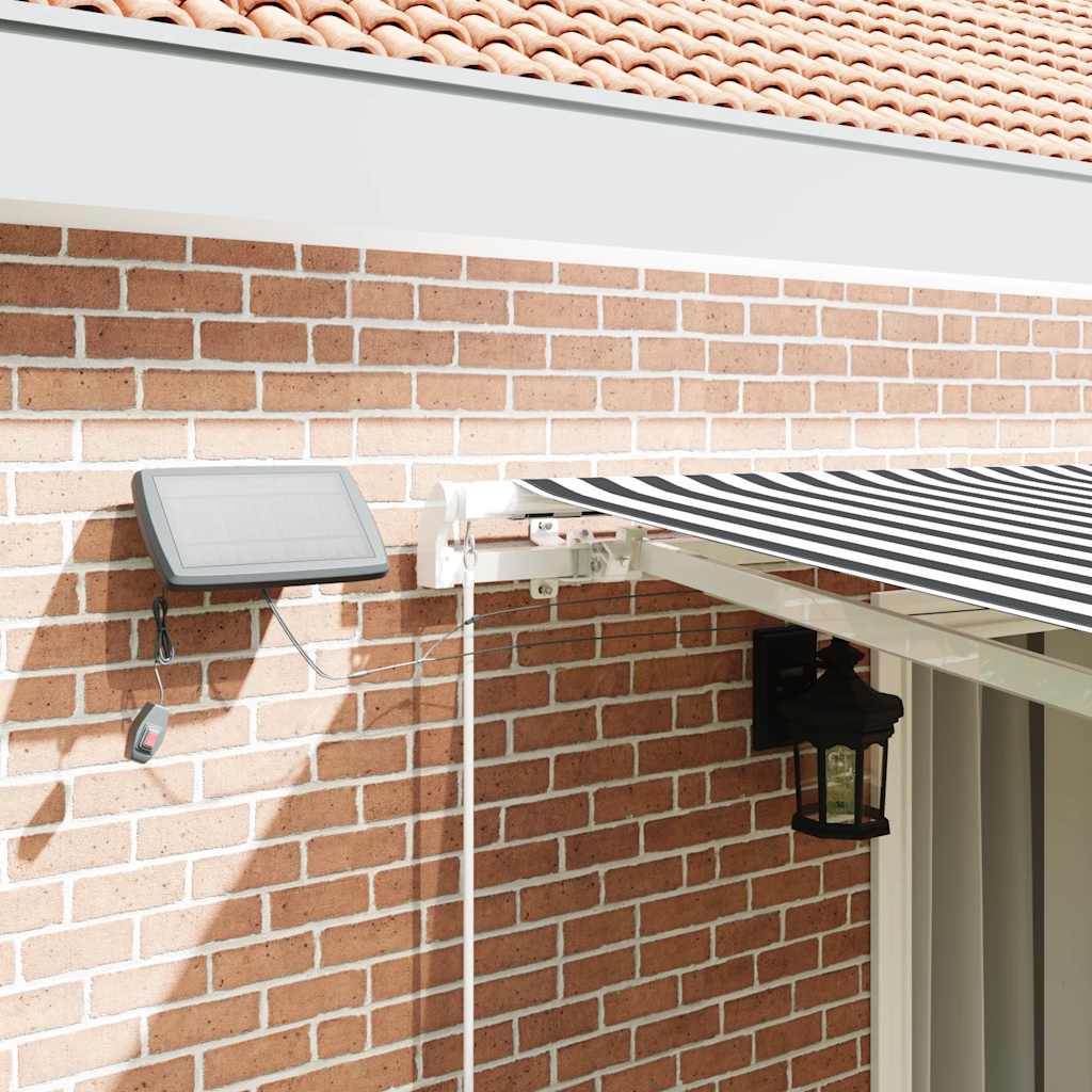 Markis Manuellt Infällbar Med Leds