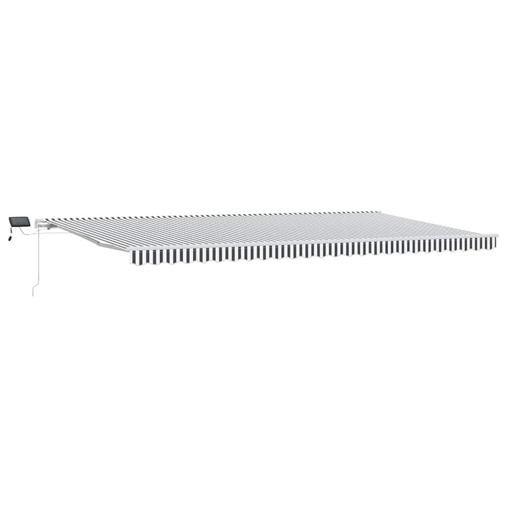 Markis Manuellt Infällbar Med Leds