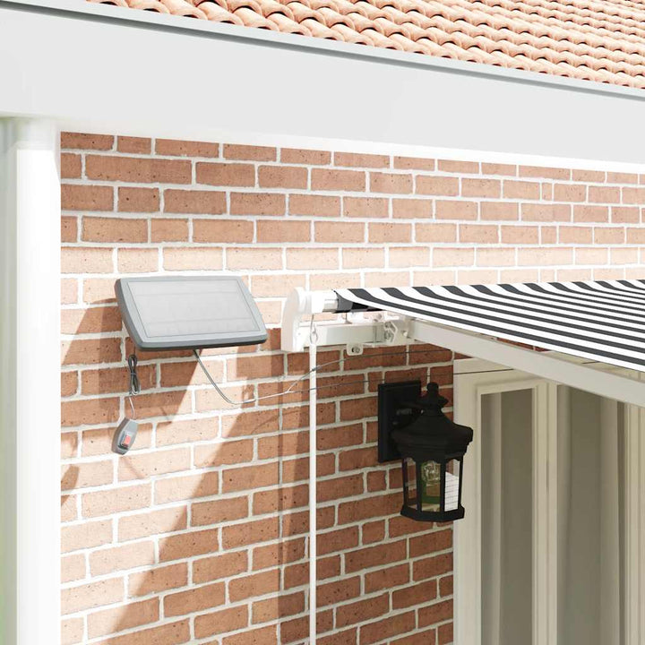 Markis Manuellt Infällbar Med Leds