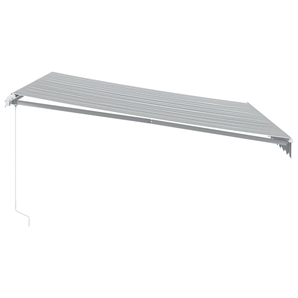 Markis Manuellt Infällbar Med Leds