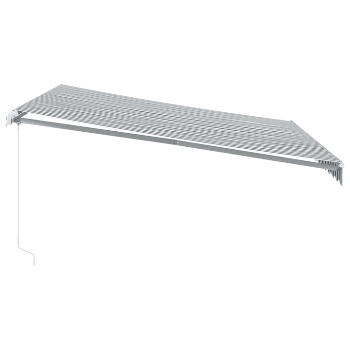 Markis Manuellt Infällbar Med Leds