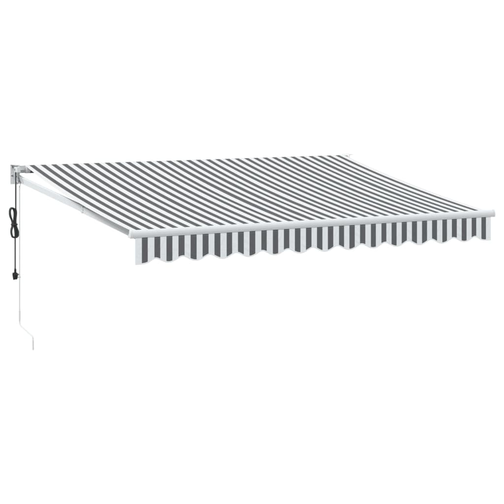 Markis Infällbar 3,5X2,5 M Tyg&Aluminium