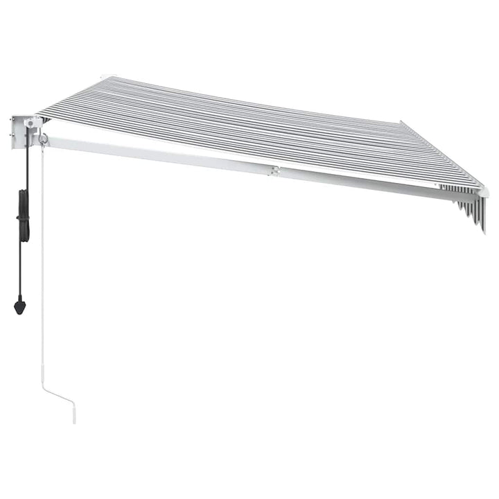 Markis Infällbar 3,5X2,5 M Tyg&amp;Aluminium