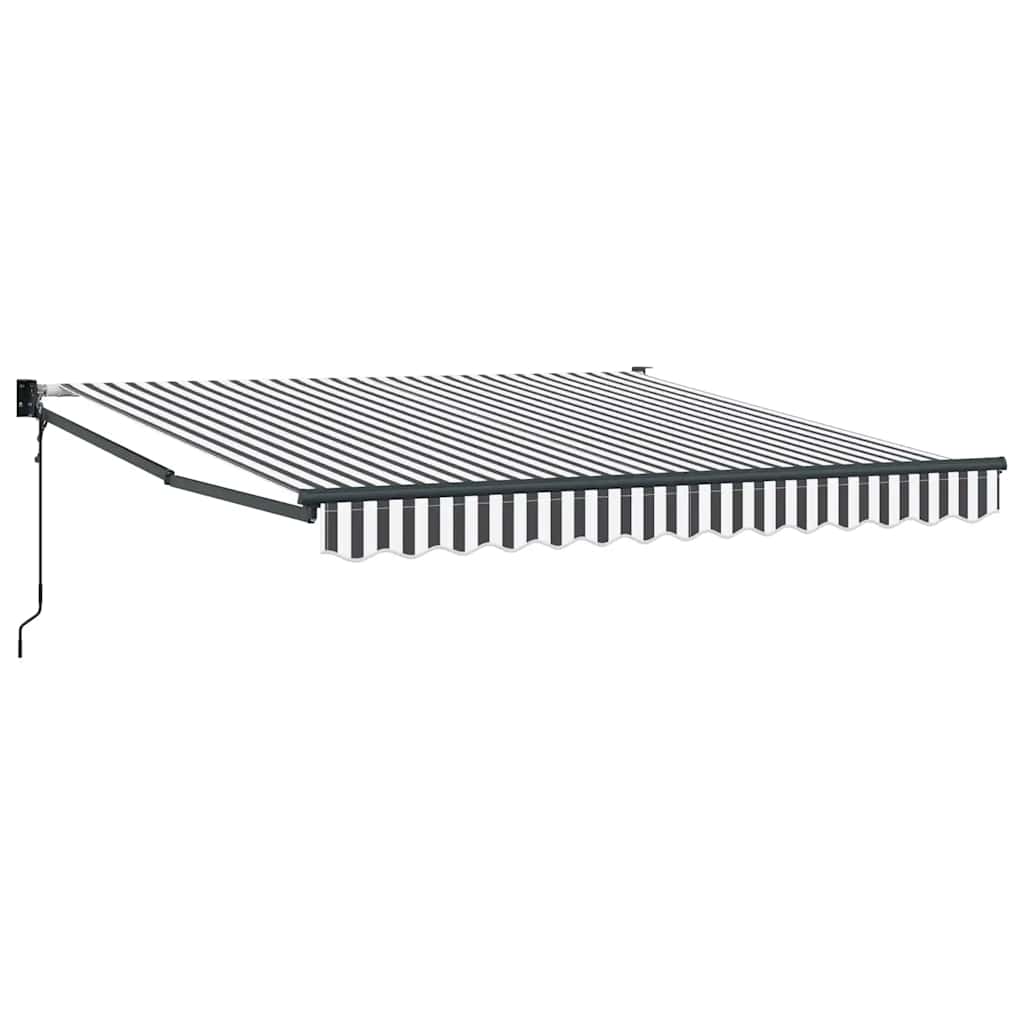Markis Infällbar 3X2,5 M Tyg&amp;Aluminium