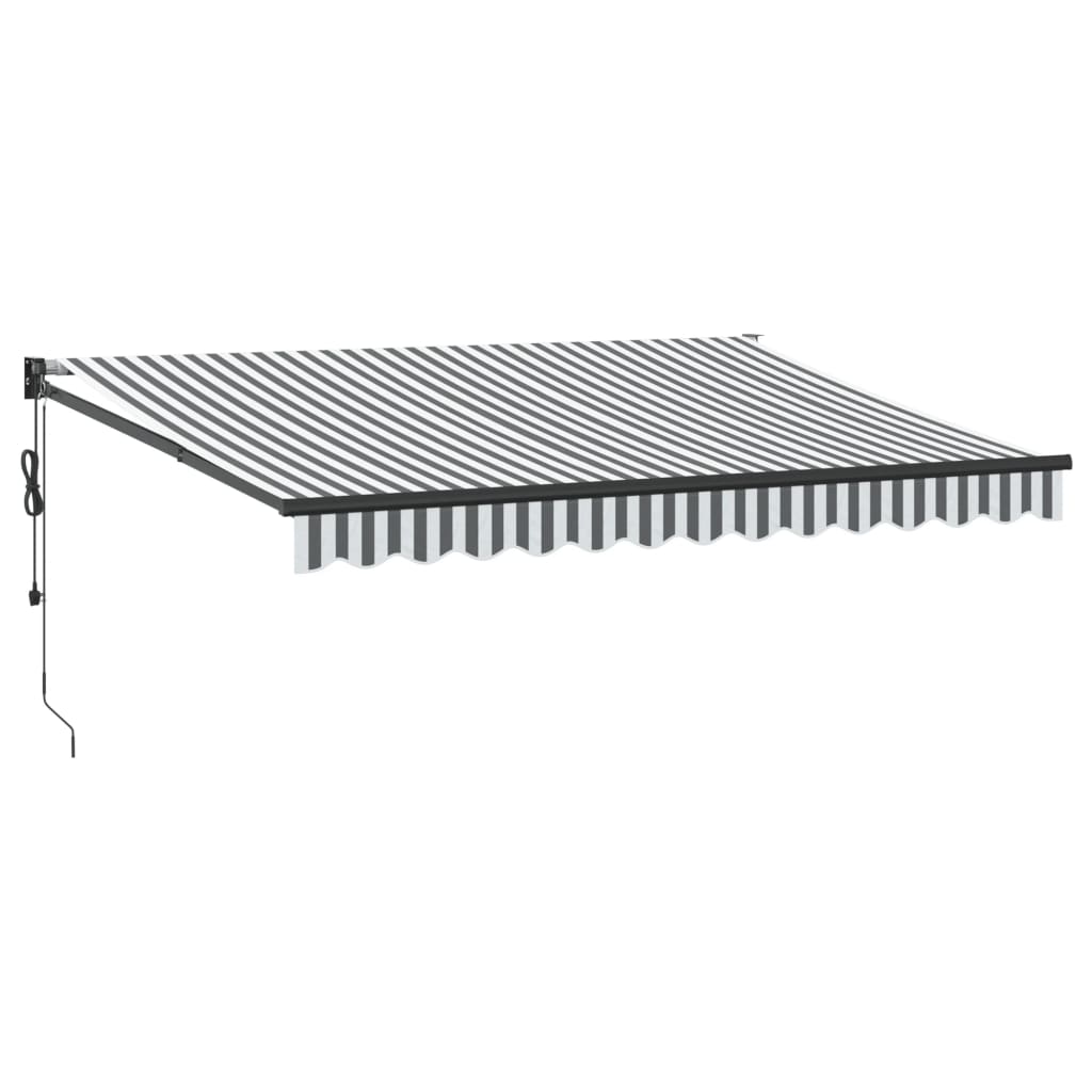 Markis Infällbar 3,5X2,5 M Tyg&Aluminium