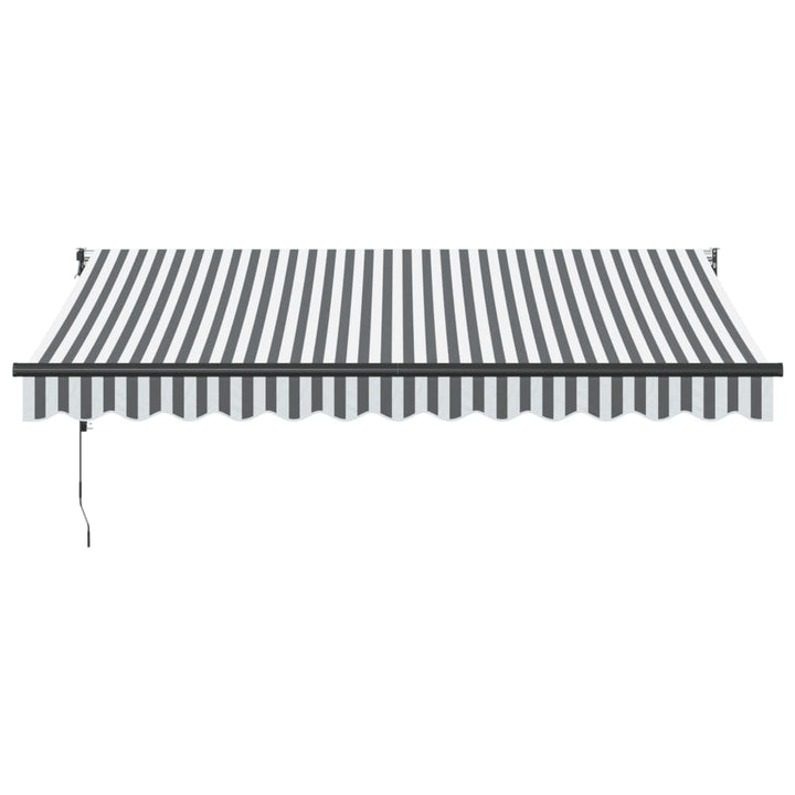 Markis Infällbar 3,5X2,5 M Tyg&amp;Aluminium