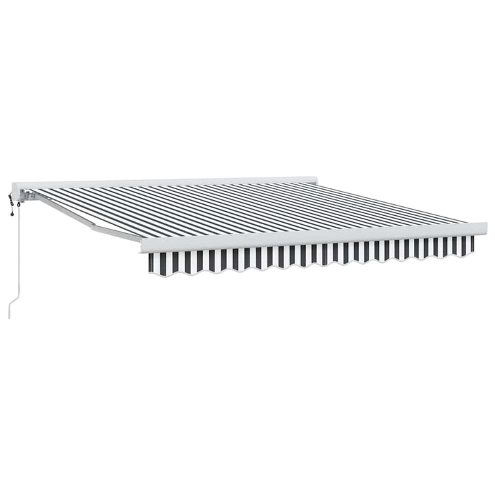 Markis Infällbar 3X2,5 M Tyg&amp;Aluminium