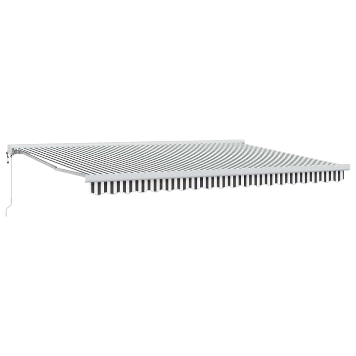 Markis Infällbar 4,5X3 M Tyg&amp;Aluminium