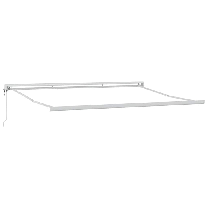 Markis Infällbar 4,5X3 M Tyg&amp;Aluminium