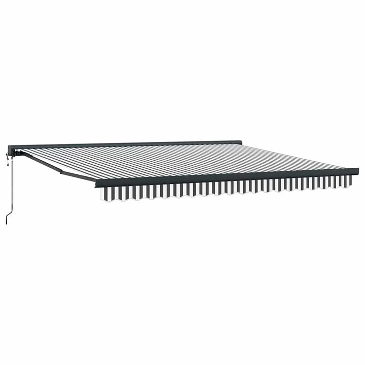 Markis Infällbar 4X3 M Tyg&amp;Aluminium