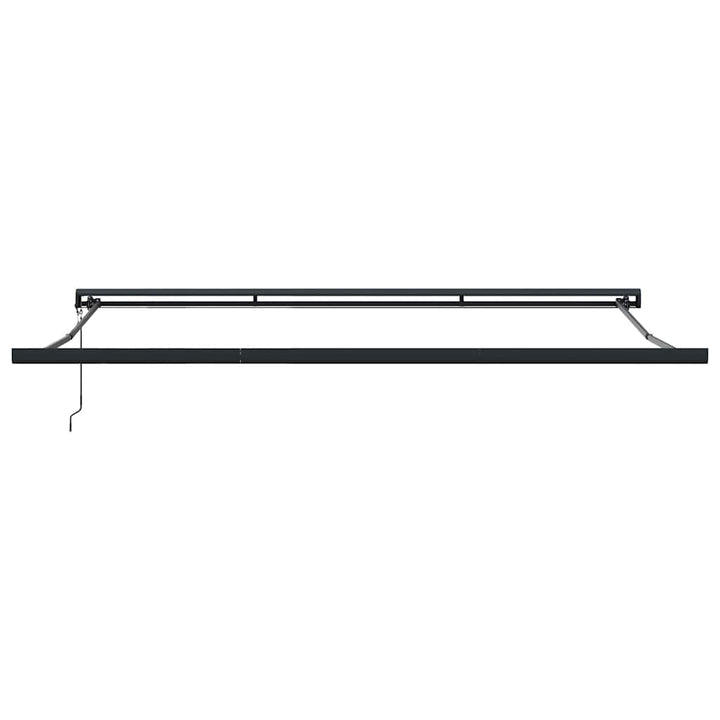 Markis Infällbar 5X3 M Tyg&amp;Aluminium