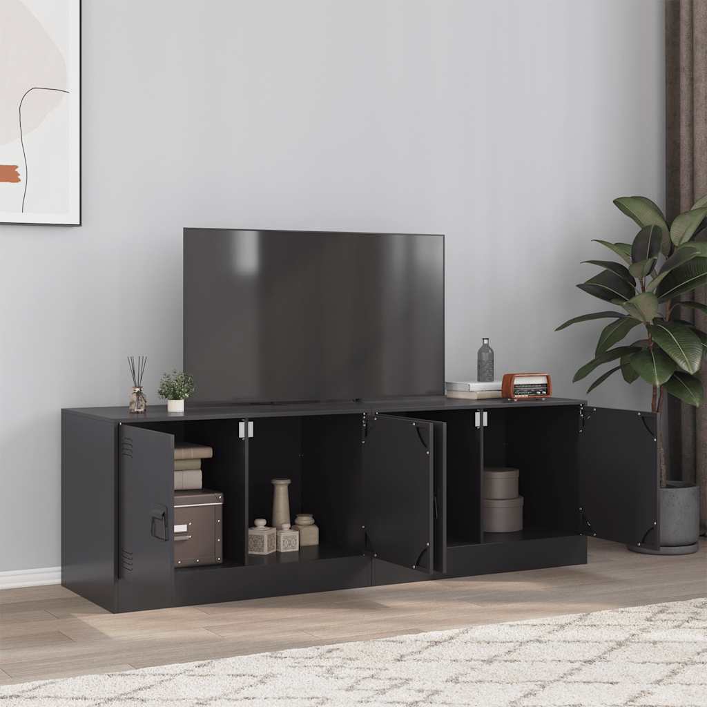 Tv-Skåp 2 St 67X39X44 Cm Stål