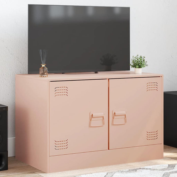 Tv-Skåp 2 St 67X39X44 Cm Stål