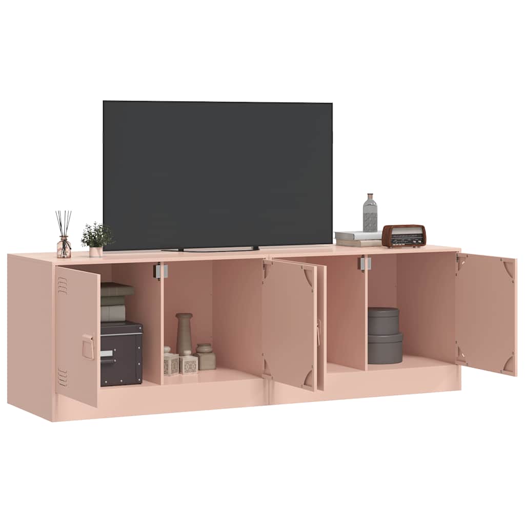 Tv-Skåp 2 St 67X39X44 Cm Stål