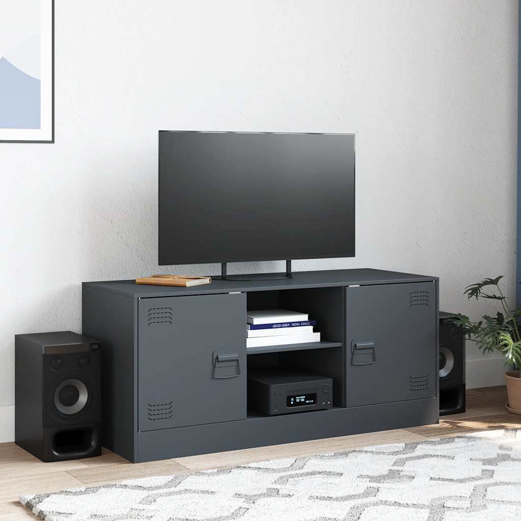 Tv-Skåp 99X39X44 Cm Stål