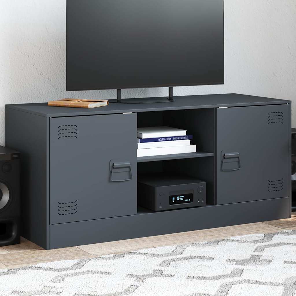 Tv-Skåp 99X39X44 Cm Stål