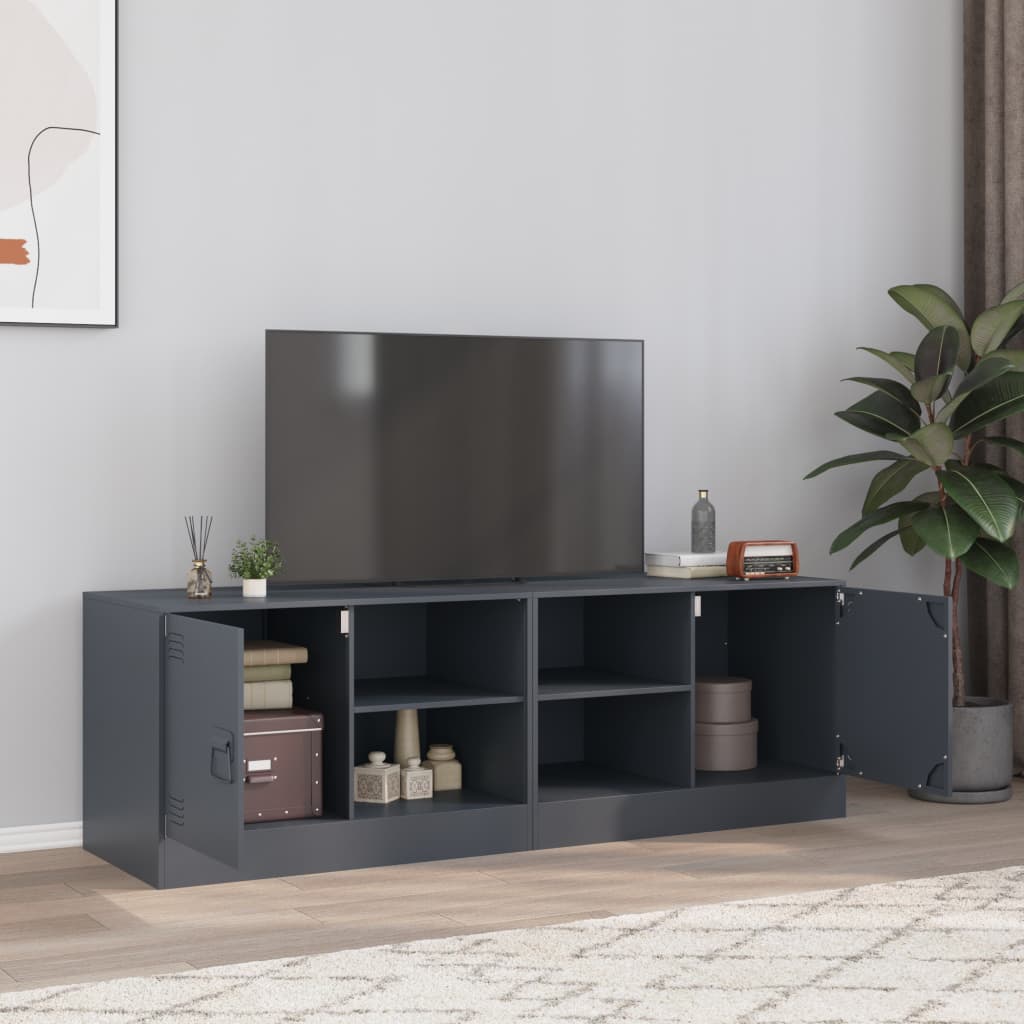 Tv-Skåp 67X39X44 Cm Stål