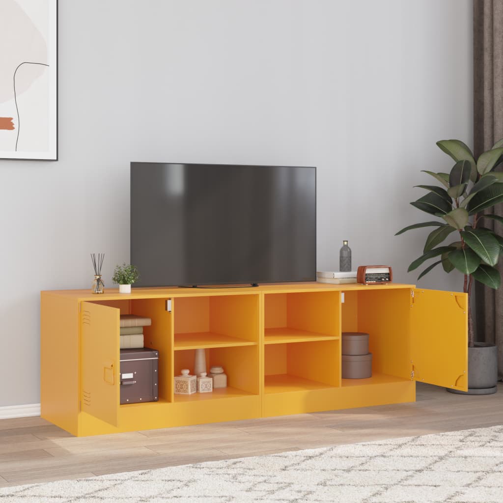 Tv-Skåp 67X39X44 Cm Stål