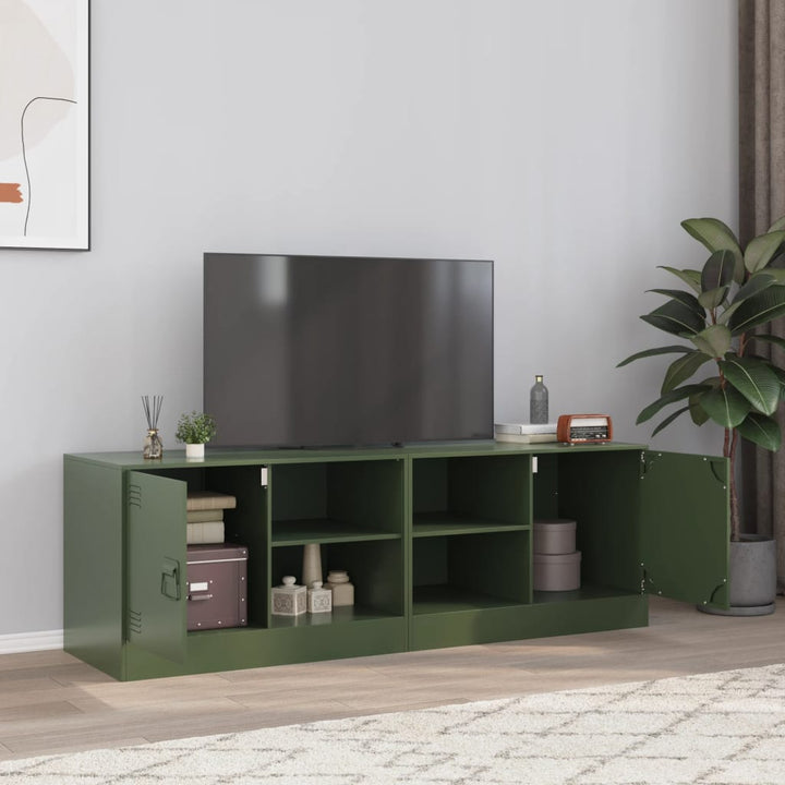 Tv-Skåp 67X39X44 Cm Stål