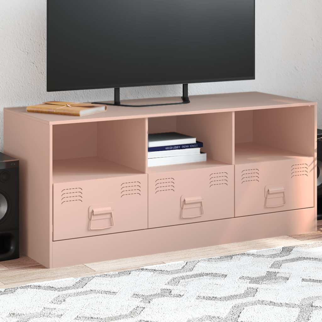 Tv-Skåp 99X39X44 Cm Stål