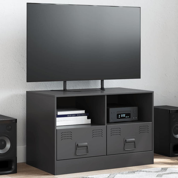Tv-Skåp 2 St 67X39X44 Cm Stål