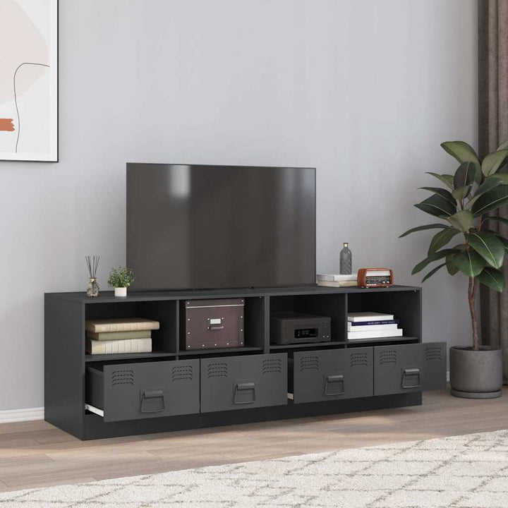 Tv-Skåp 2 St 67X39X44 Cm Stål