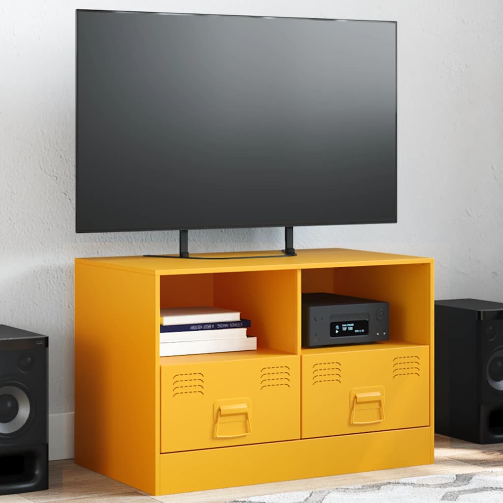 Tv-Skåp 2 St 67X39X44 Cm Stål
