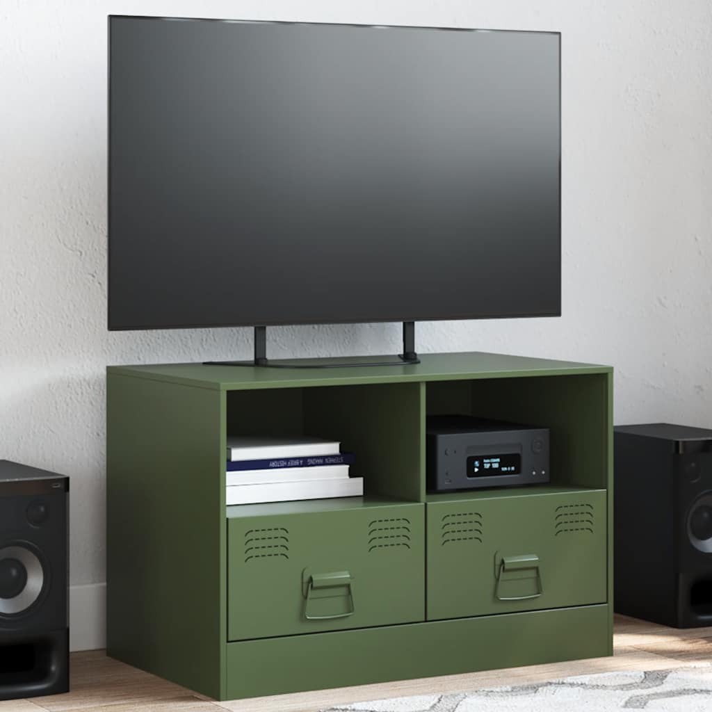 Tv-Skåp 2 St 67X39X44 Cm Stål