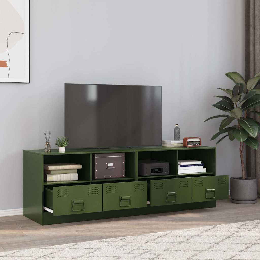 Tv-Skåp 2 St 67X39X44 Cm Stål
