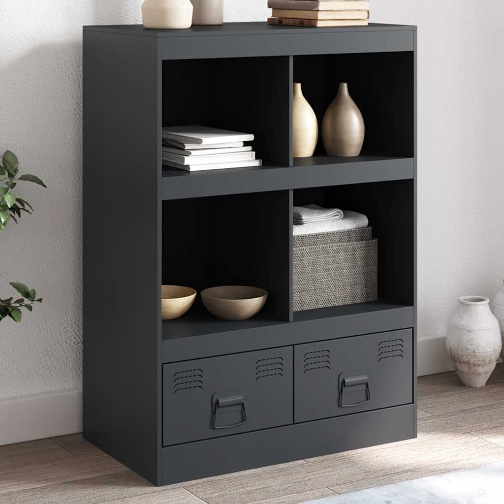 Högskåp 67X39X95 Cm Stål
