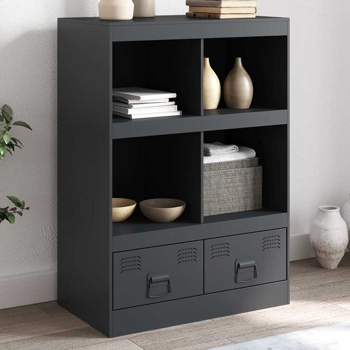 Högskåp 67X39X95 Cm Stål