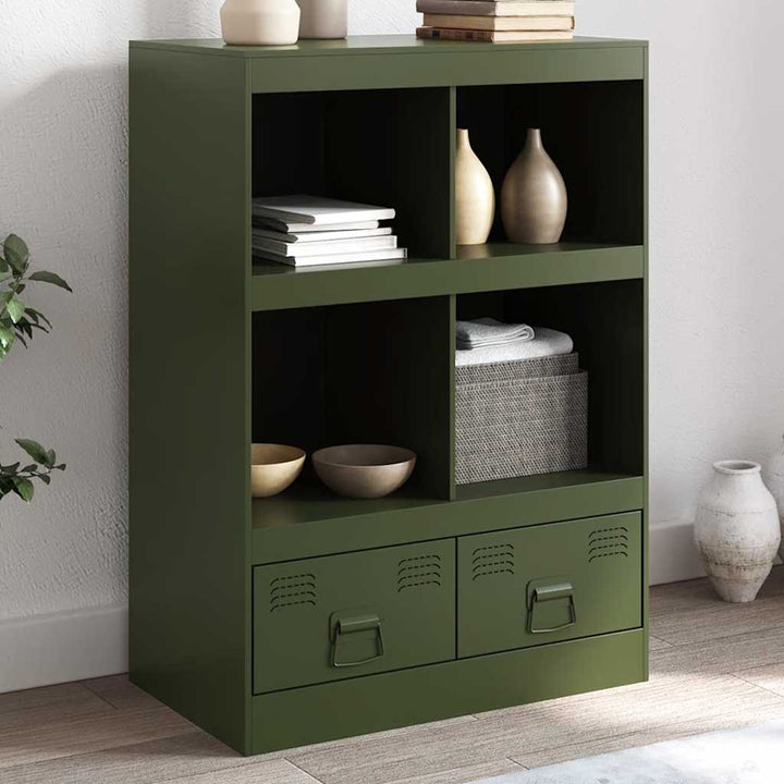 Högskåp 67X39X95 Cm Stål