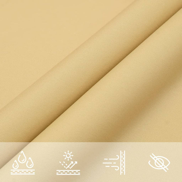 Solsegel Färgat 5X3 M 100% Polyesteroxford