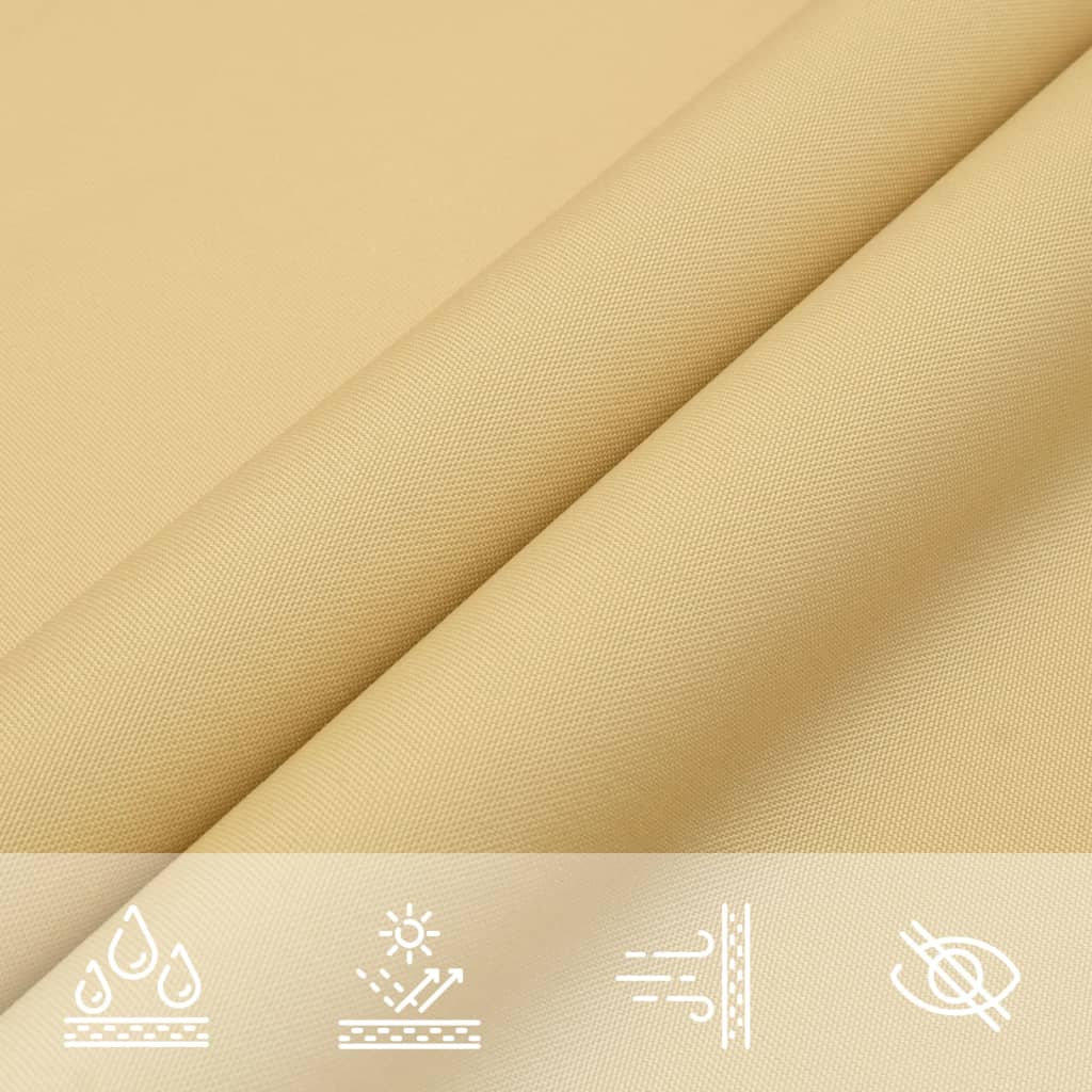 Solsegel Färgat 5X3 M 100% Polyesteroxford