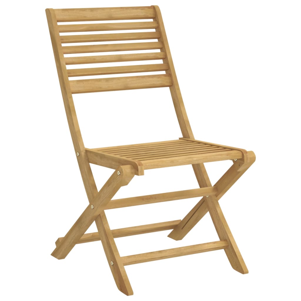 Hopfällbara Trädgårdsstolar 2 St 48,5X61,5X87 Cm Massiv Akacia