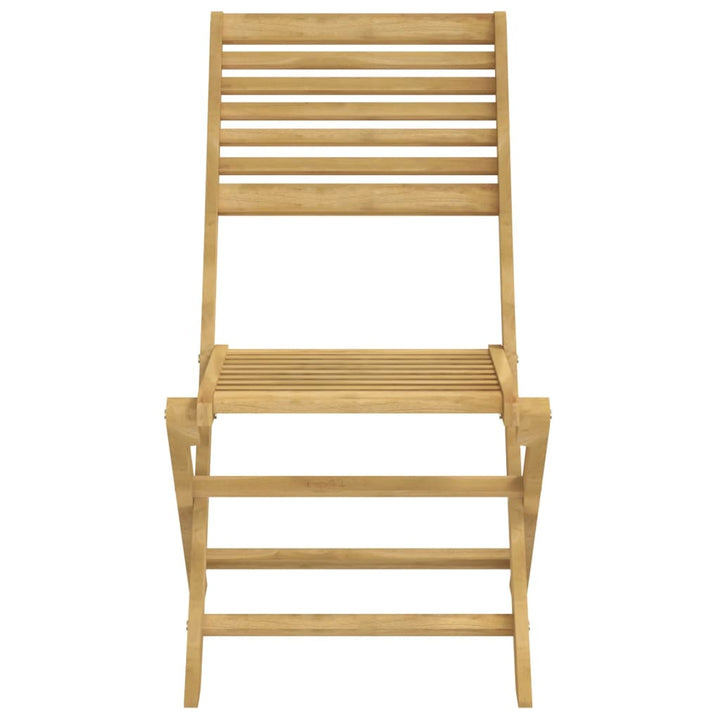 Hopfällbara Trädgårdsstolar 2 St 48,5X61,5X87 Cm Massiv Akacia