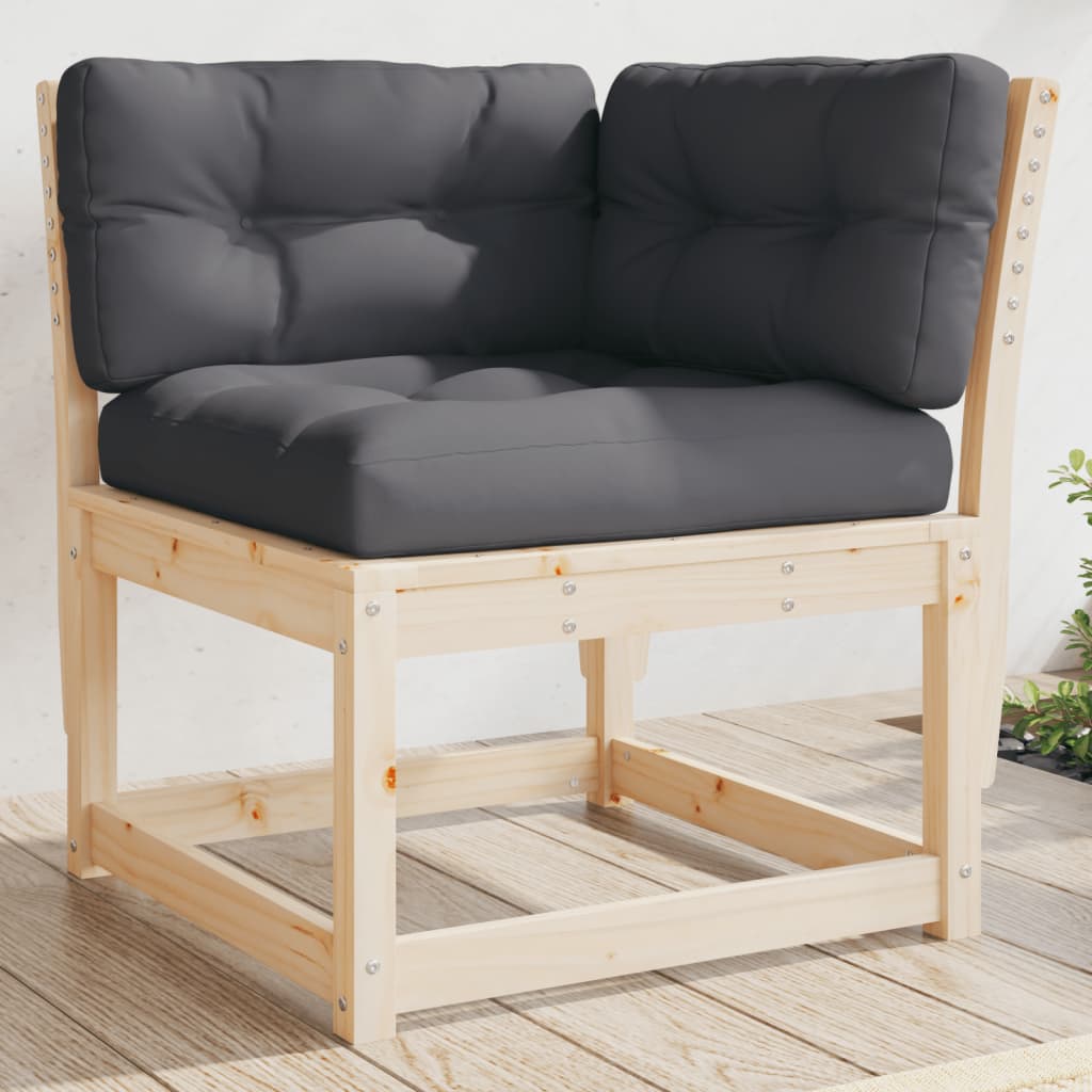 Trädgårdssoffa Hörn 73X73X78 Cm Massivt Douglasträ