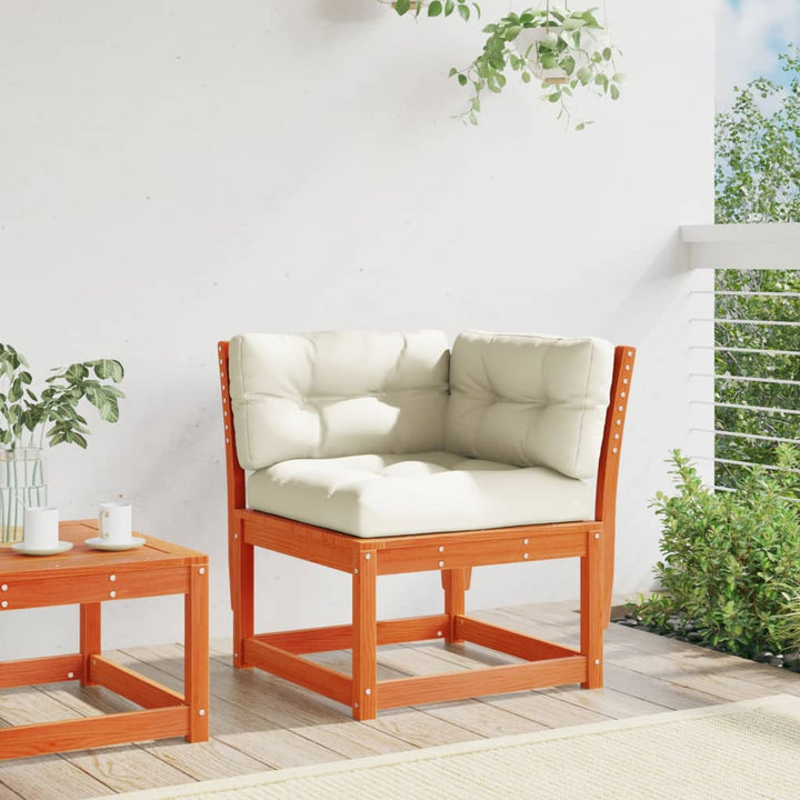 Trädgårdssoffa Hörn 73X73X78 Cm Massiv Furu