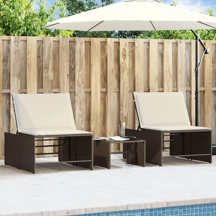 Solstolar 2 St Med Bord Konstrotting