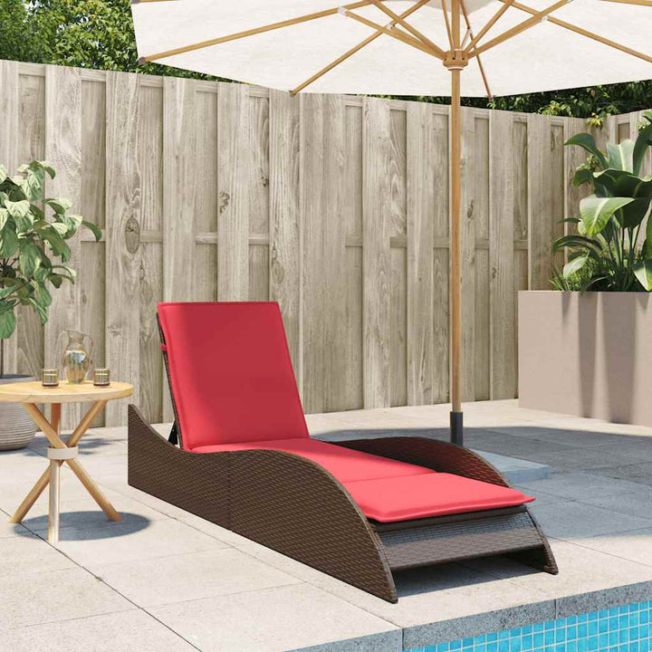 Solsäng Med Dyna 60X205X73 Cm Konstrotting
