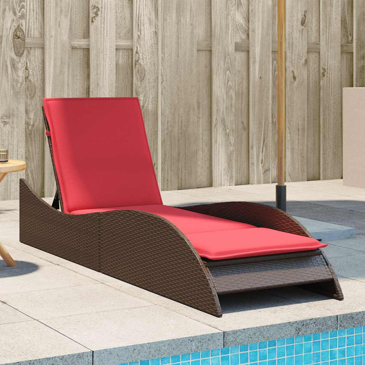 Solsäng Med Dyna 60X205X73 Cm Konstrotting