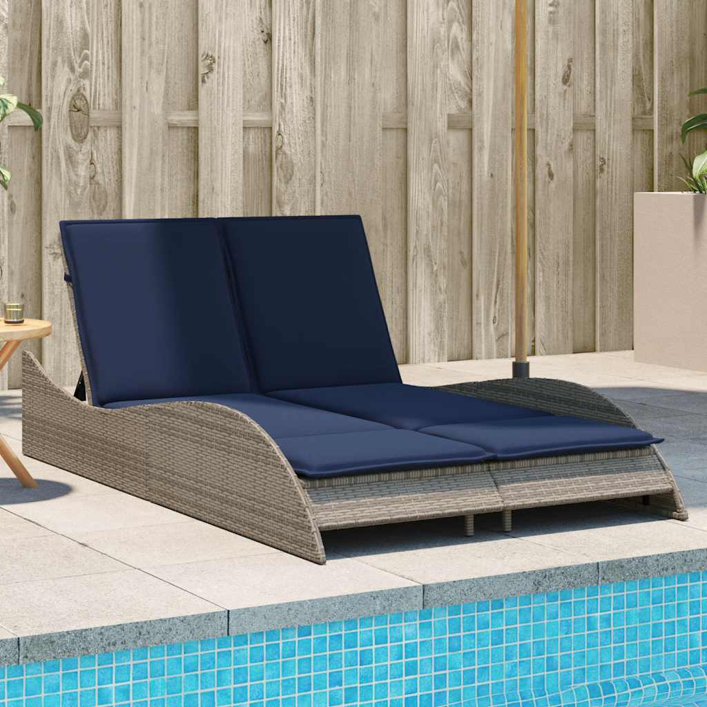 Solsäng Med Kuddar 114X205X73 Cm Konstrotting